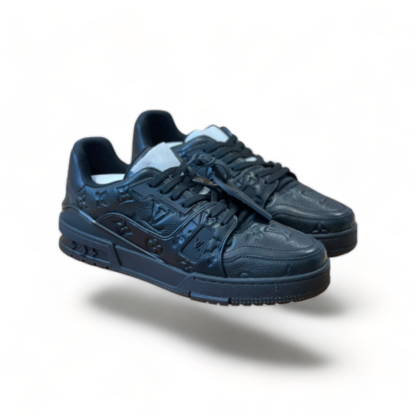 Louis Vuitton Black Monogram Sneakers