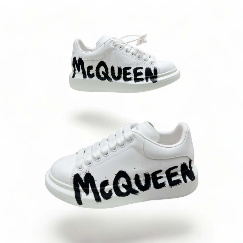 Alexander Mcqueen Graffiti white