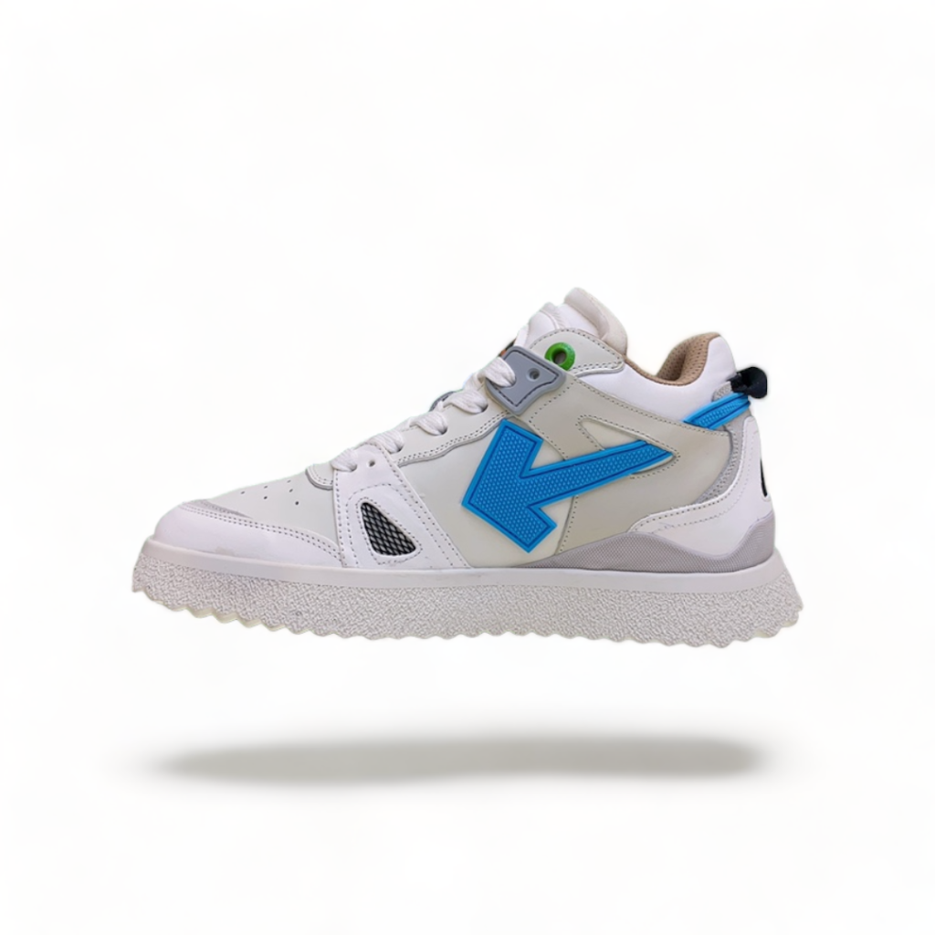 off white midtop sponge blue