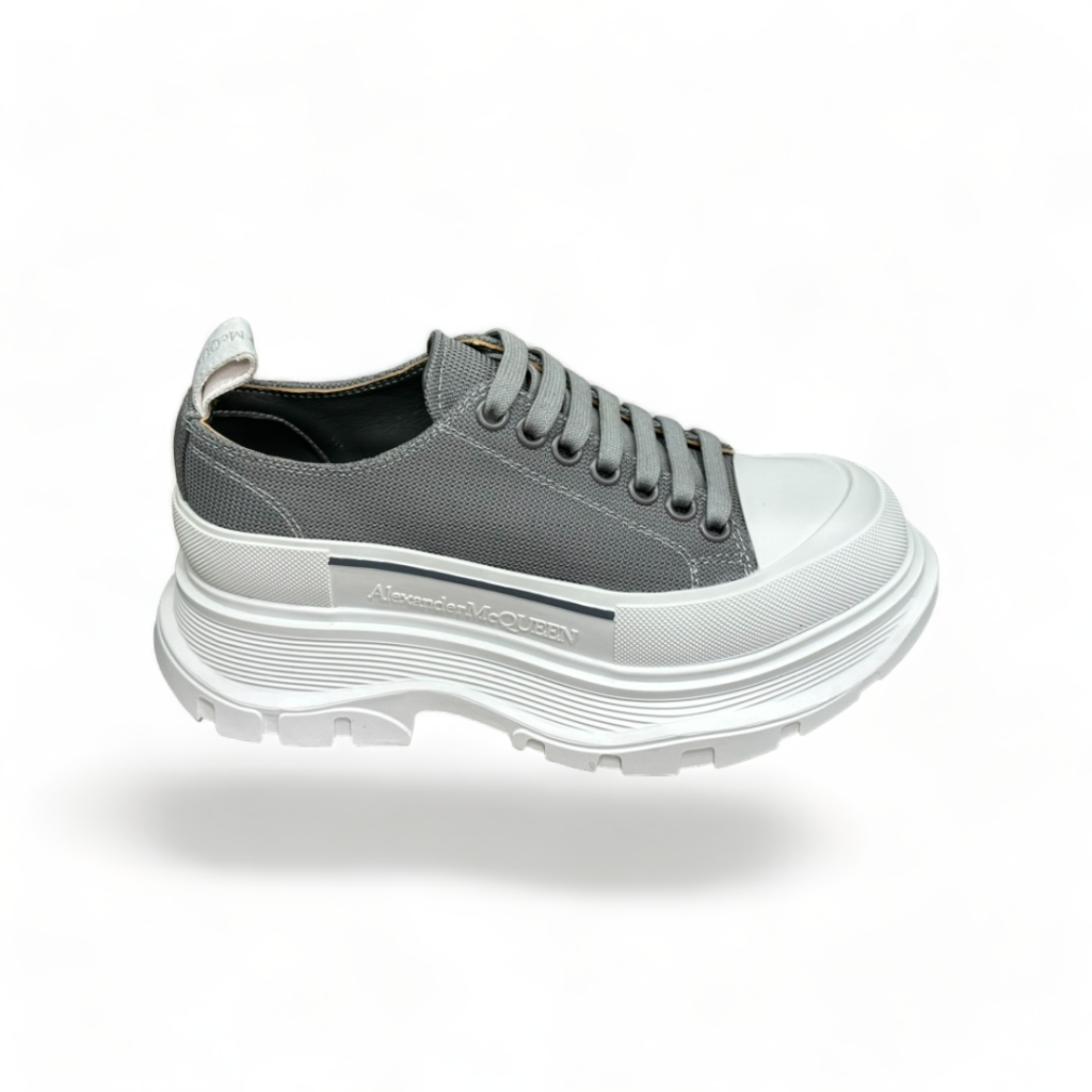 Alexander Mcqueen Tread Slick Sneakers gray