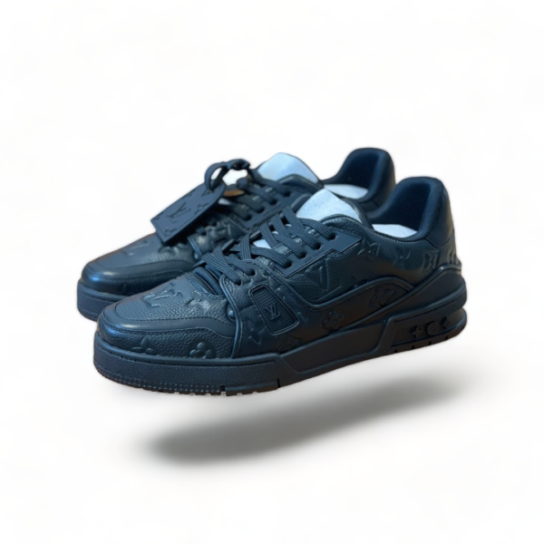 Louis Vuitton Black Monogram Sneakers
