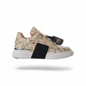 philipp plein super street lo-top sneakers beige