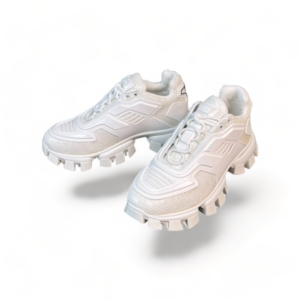 prada Cloudbust Thunder Lug-sole Trainer white