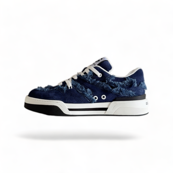 Dolce & Gabbana New Roma fray-trim sneakers j