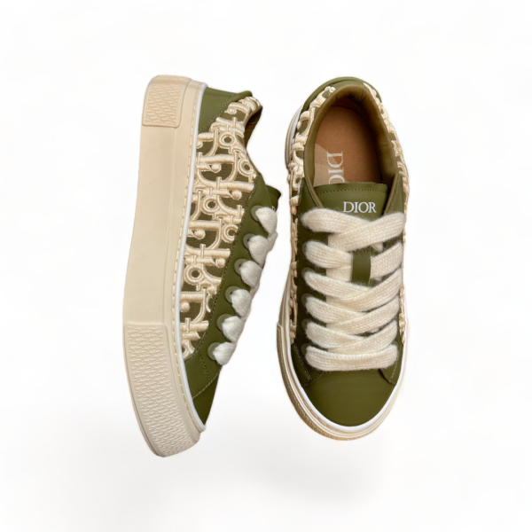 Christian Dior Monogram Sneakers green