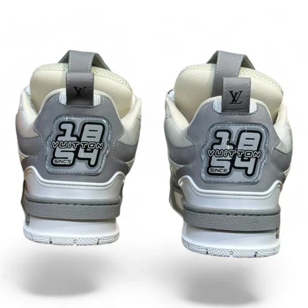 LOUIS VUITTON trainer white&grey