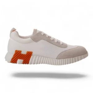 HERMES bouncing white&orange