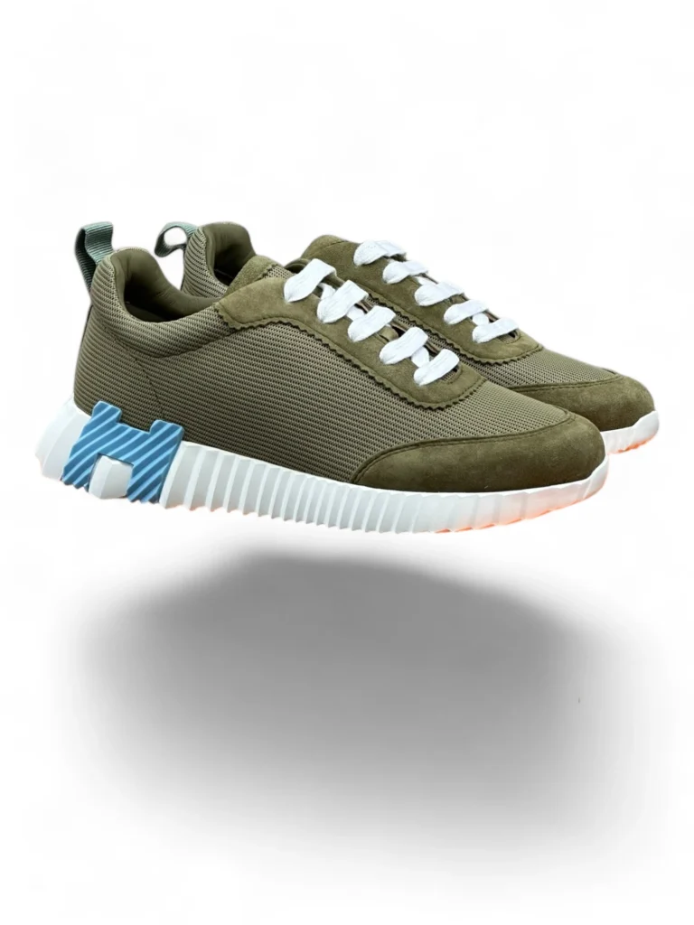 HERMES bounce green&white