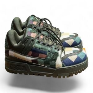 LOUIS VUITTON trainer green&multicolor