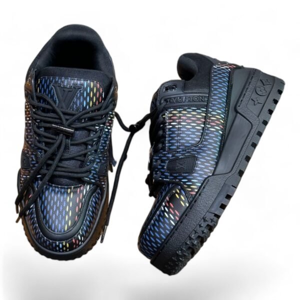 LOUIS VUITTON trainer black&multicolor