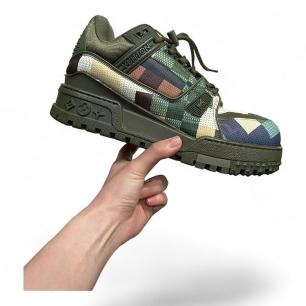 LOUIS VUITTON trainer green&multicolor