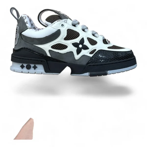 LOUIS VUITTON trainer black&grey