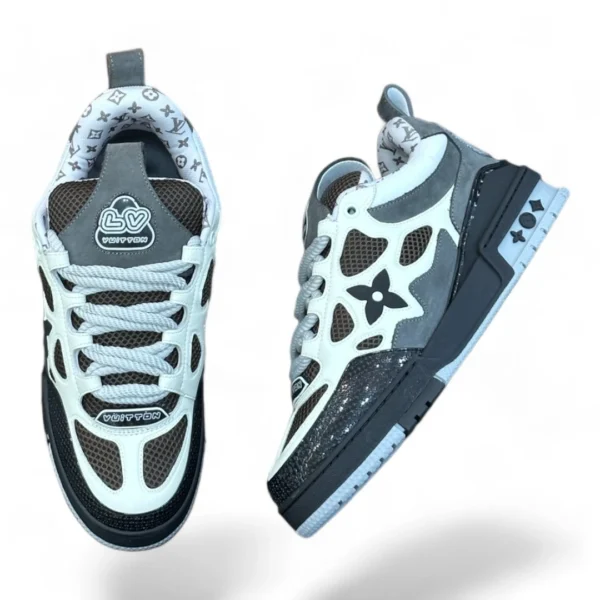 LOUIS VUITTON trainer black&grey
