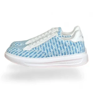 LOUIS VUITTON time out sneaker blue and white