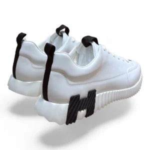 HERMES bounce sneaker white&black