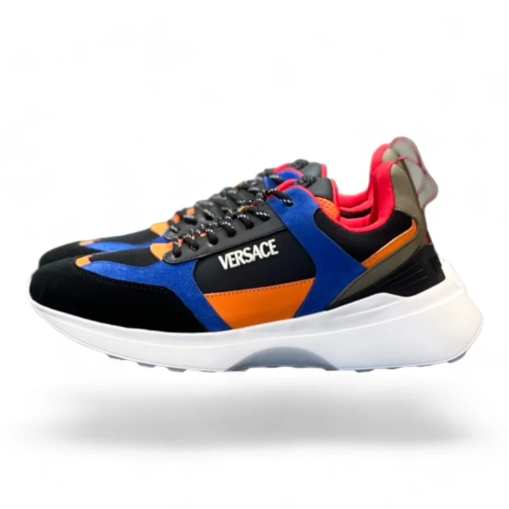 VERSACE trigreca black and blue
