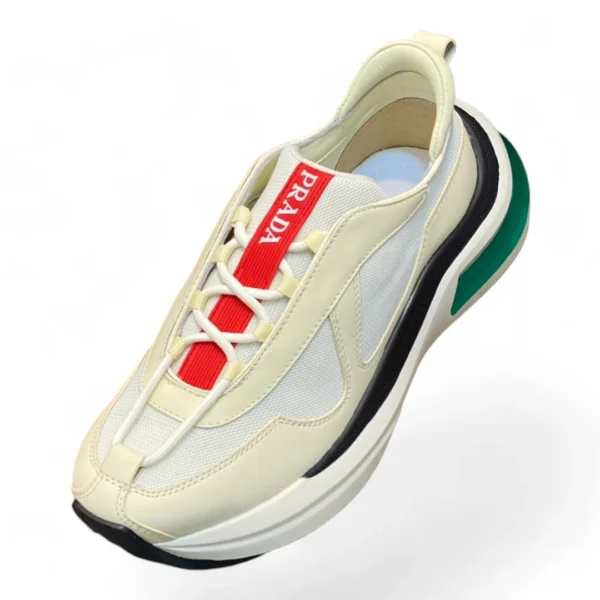PRADA cloudbust thunder beige and red