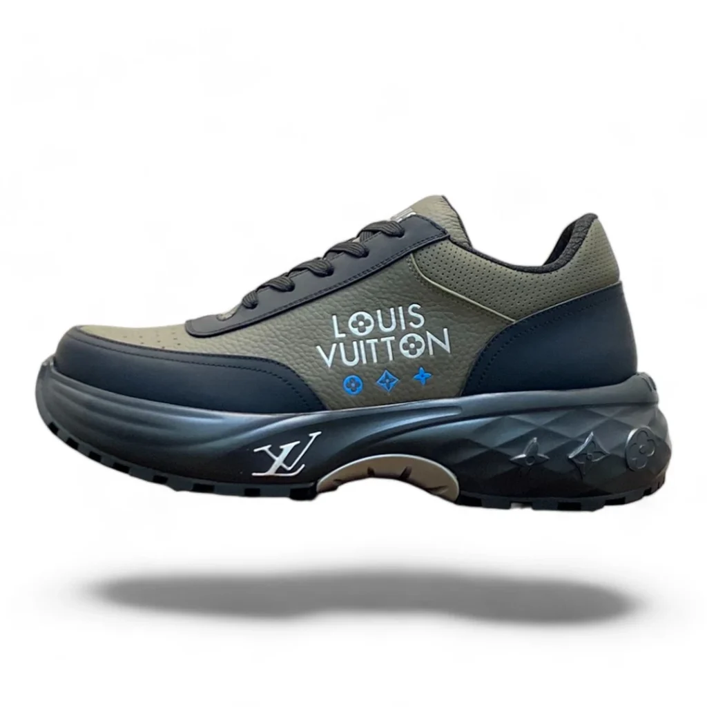 LOUIS VUITTON runner tatic green&black