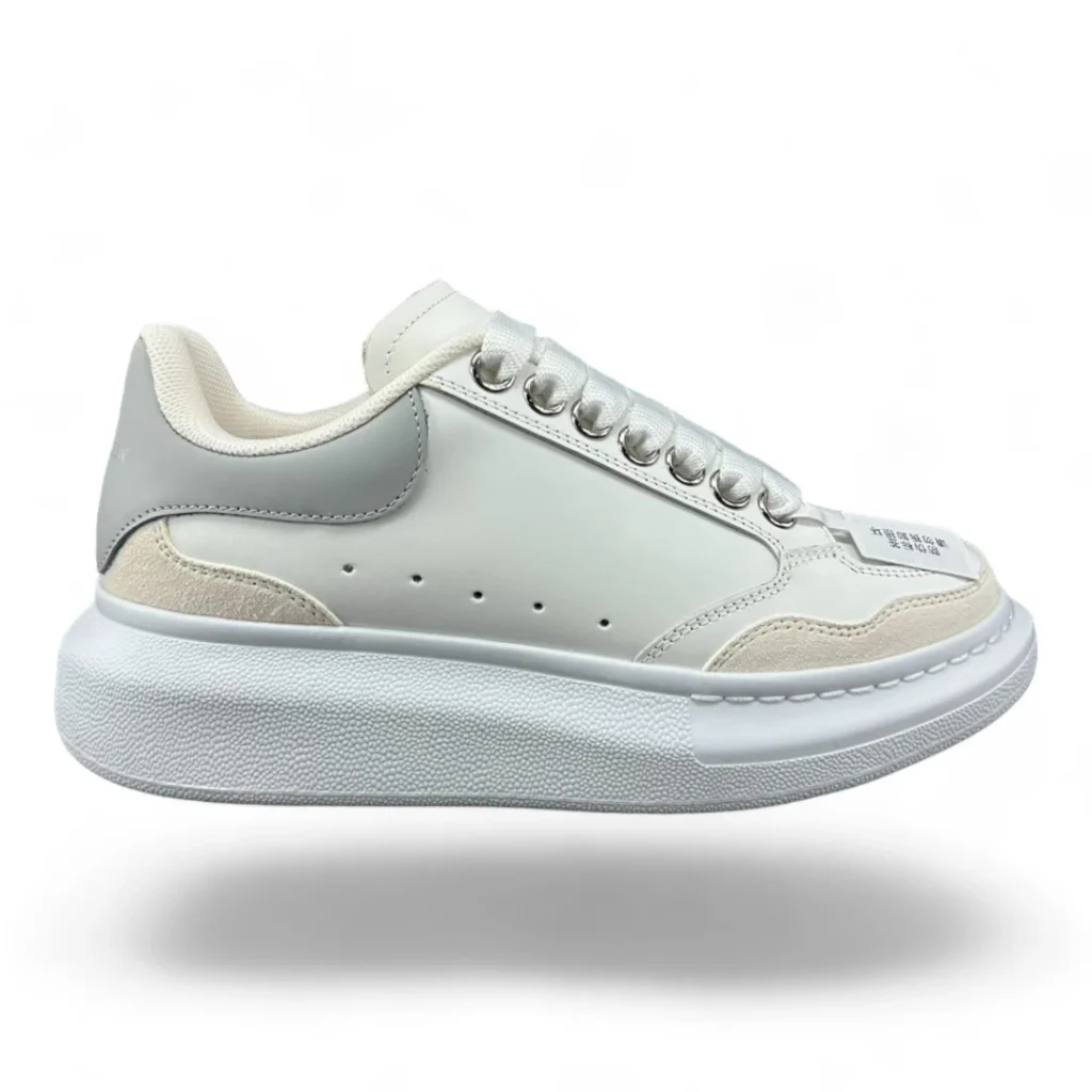 ALEXANDER MCQUEEN oversized white and gray