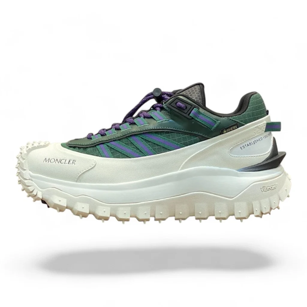 MONCLER trailgrip white and green