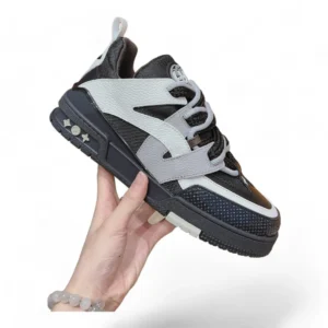 LOUIS VUITTON trainer sneakers b&w