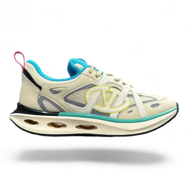 VALENTINO running sneakers beige&blue