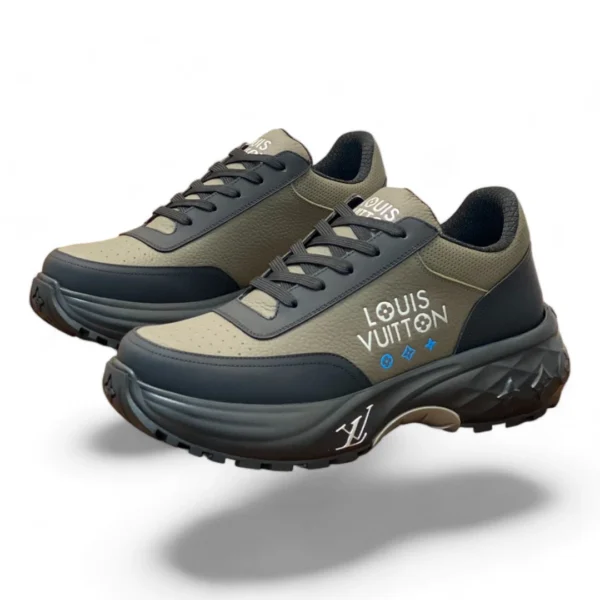 LOUIS VUITTON runner tatic green&black