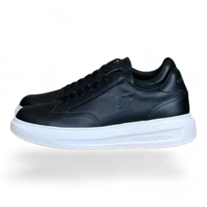 LOUIS VUITTON time out sneaker black and white