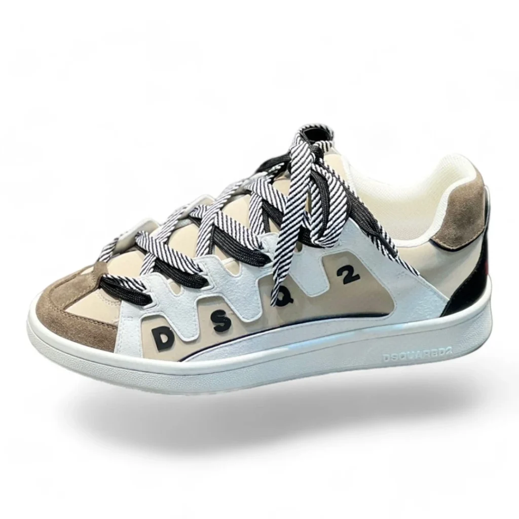 DSQUARED2 galaxy sneakers white and beige