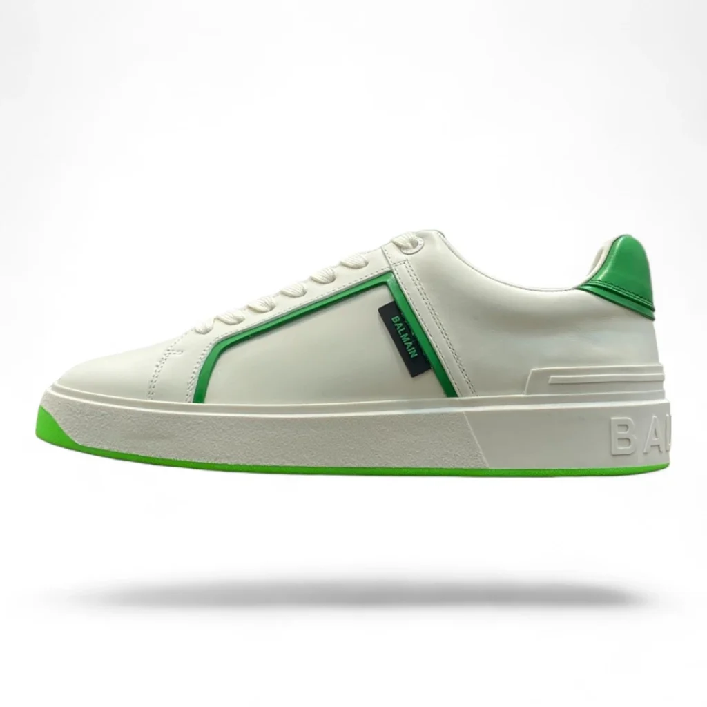 BALMAIN b-court white and green