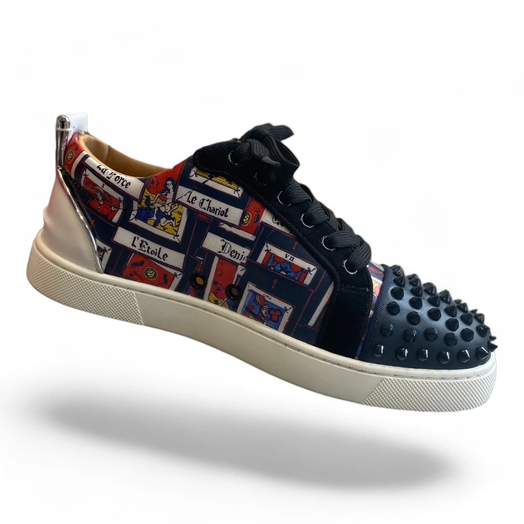 CHRISTIAN LOUBOUTIN vieira 2 tarot black and multicolor