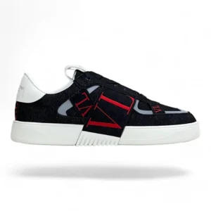 VALENTINO garavani VLTN low-top black and red