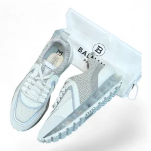 BALMAIN b-bold white and light grey
