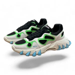 BALMAIN unicorn black, green, white, and blue