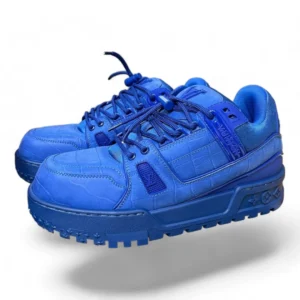 LOUIS VUITTON lv trainer 2.0 blue croc