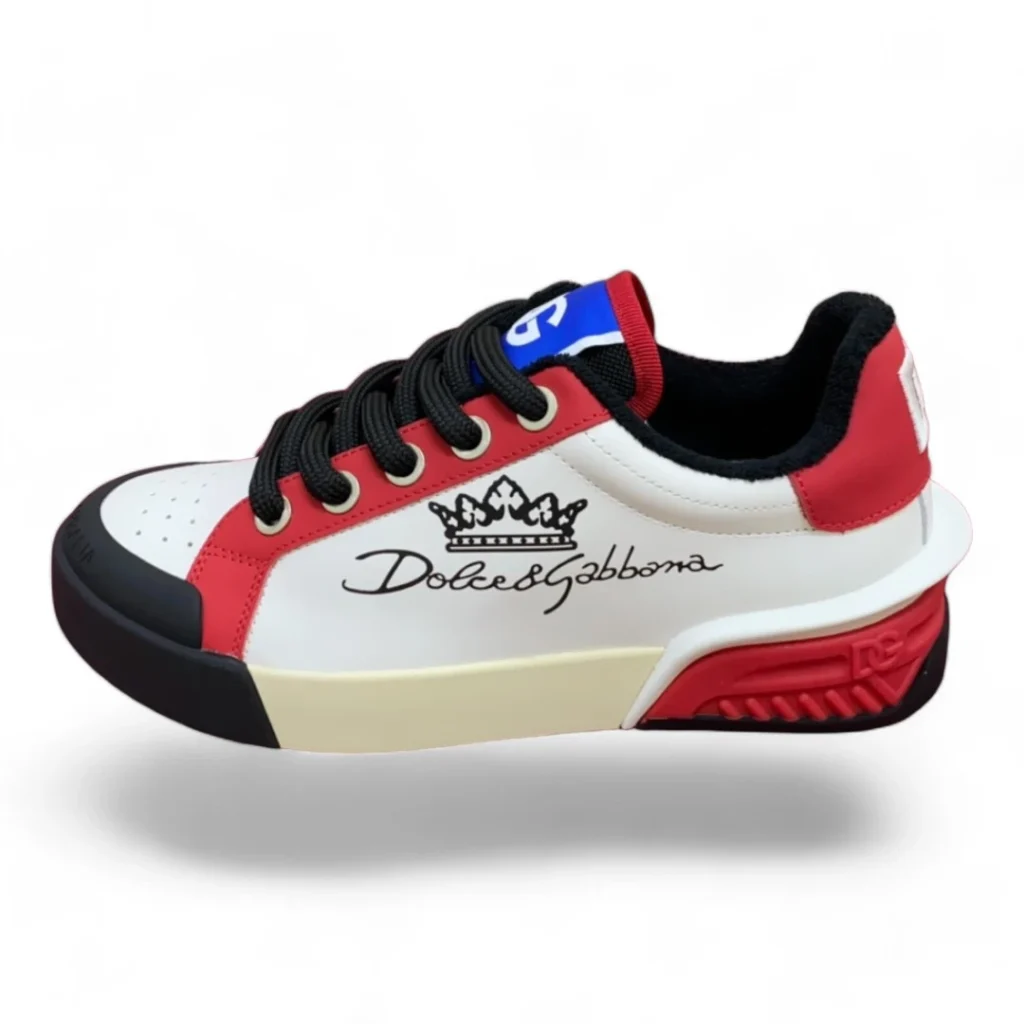 DOLCE&GABBANA ns1 sneaker white and red
