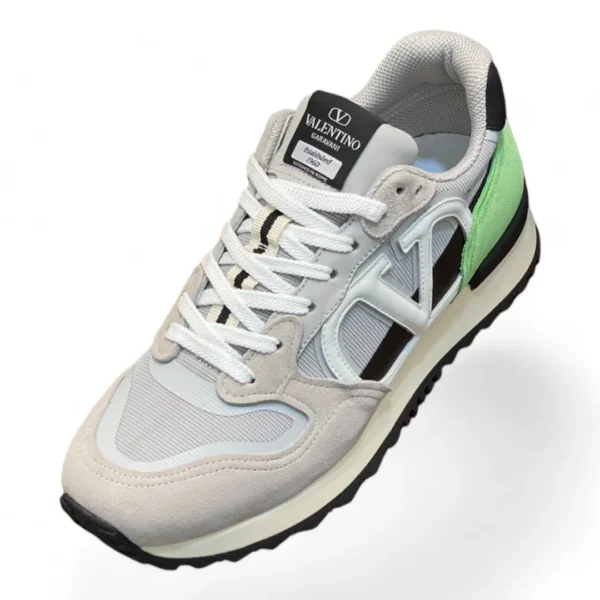 VALENTINO garavani rockrunner white and green