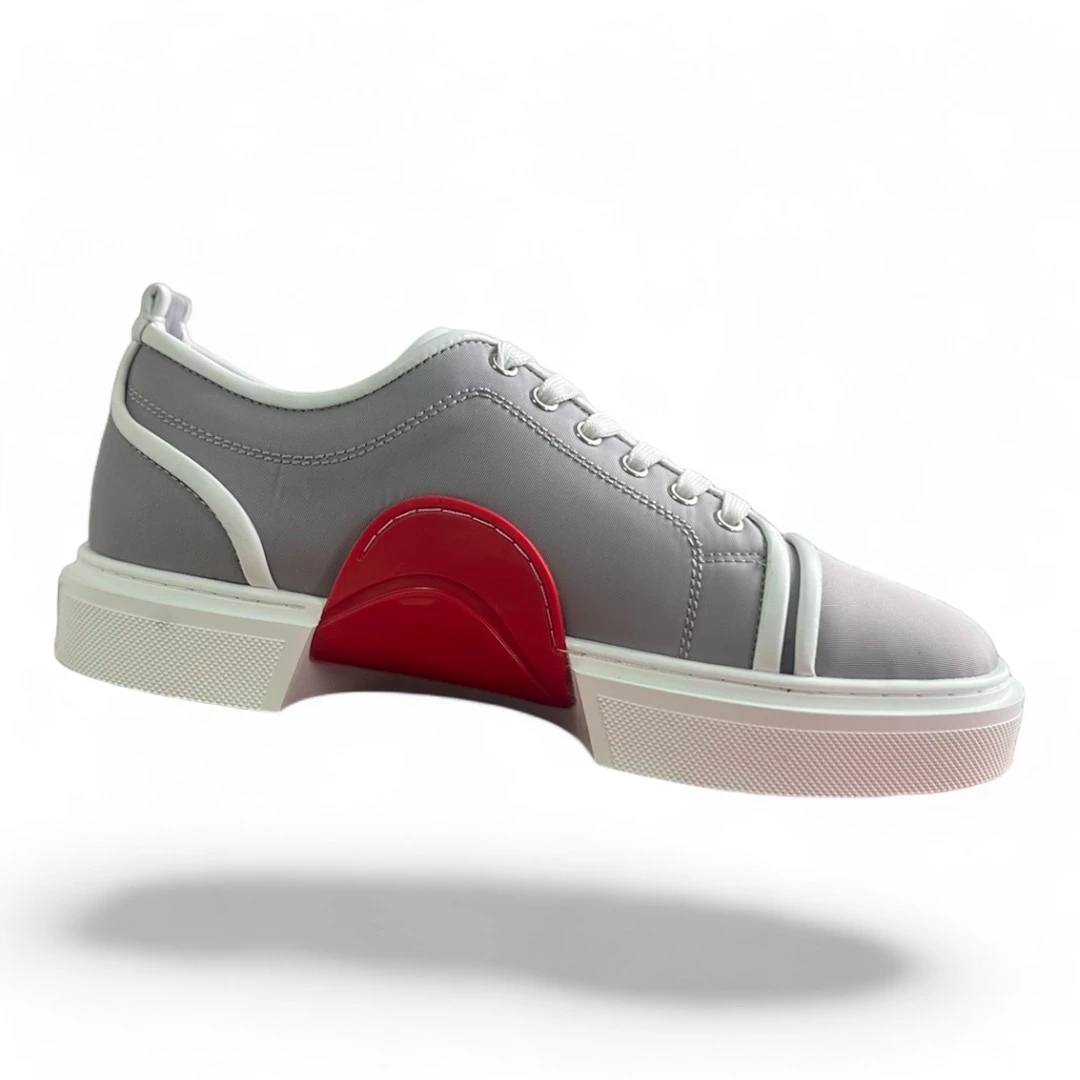 CHRISTIAN LOUBOUTIN mortimer flat grey