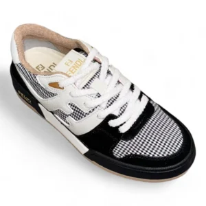 FENDI match canvas black and white