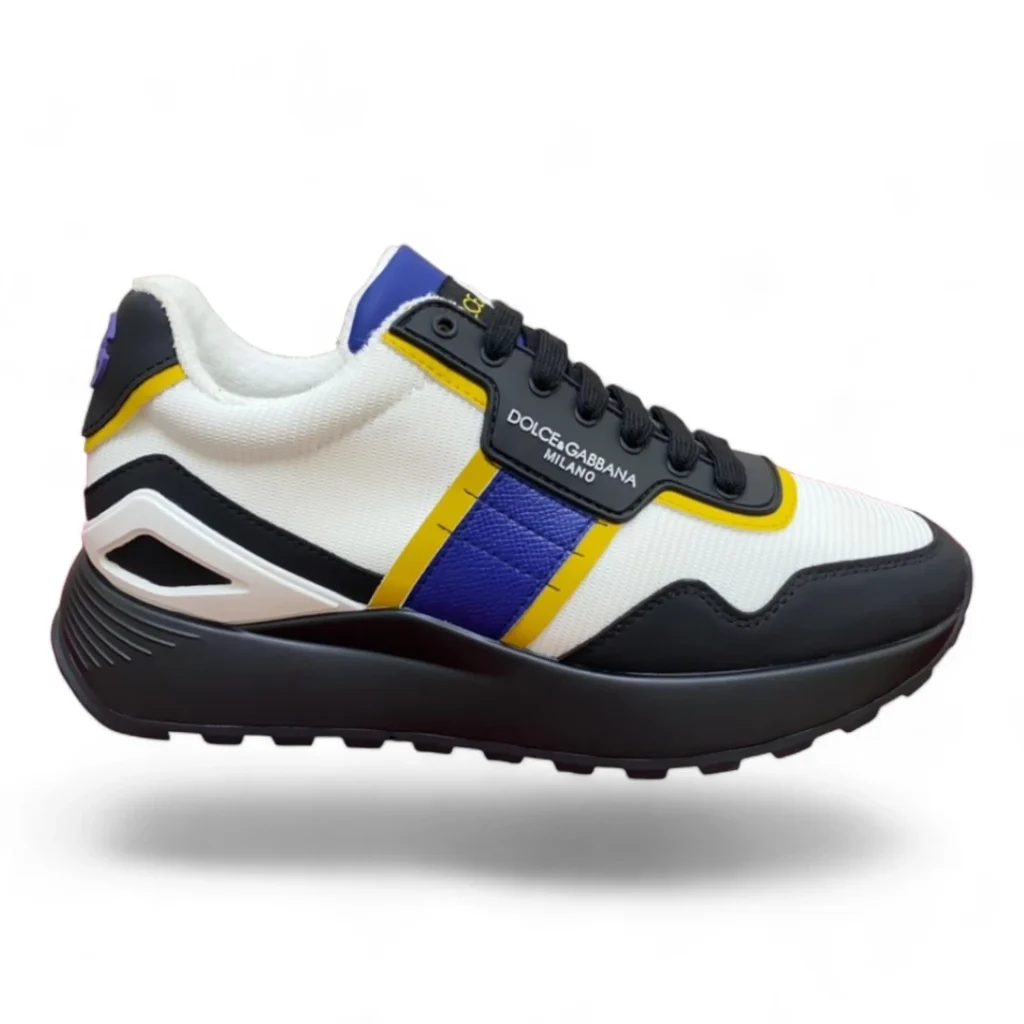 DOLCE&GABBANA ns1 white, black, yellow, and blue