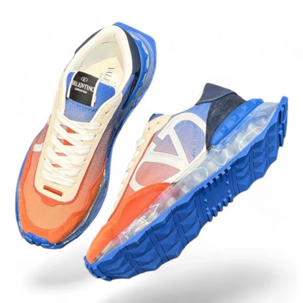 VALENTINO garavani rockrunner plus blue and orange