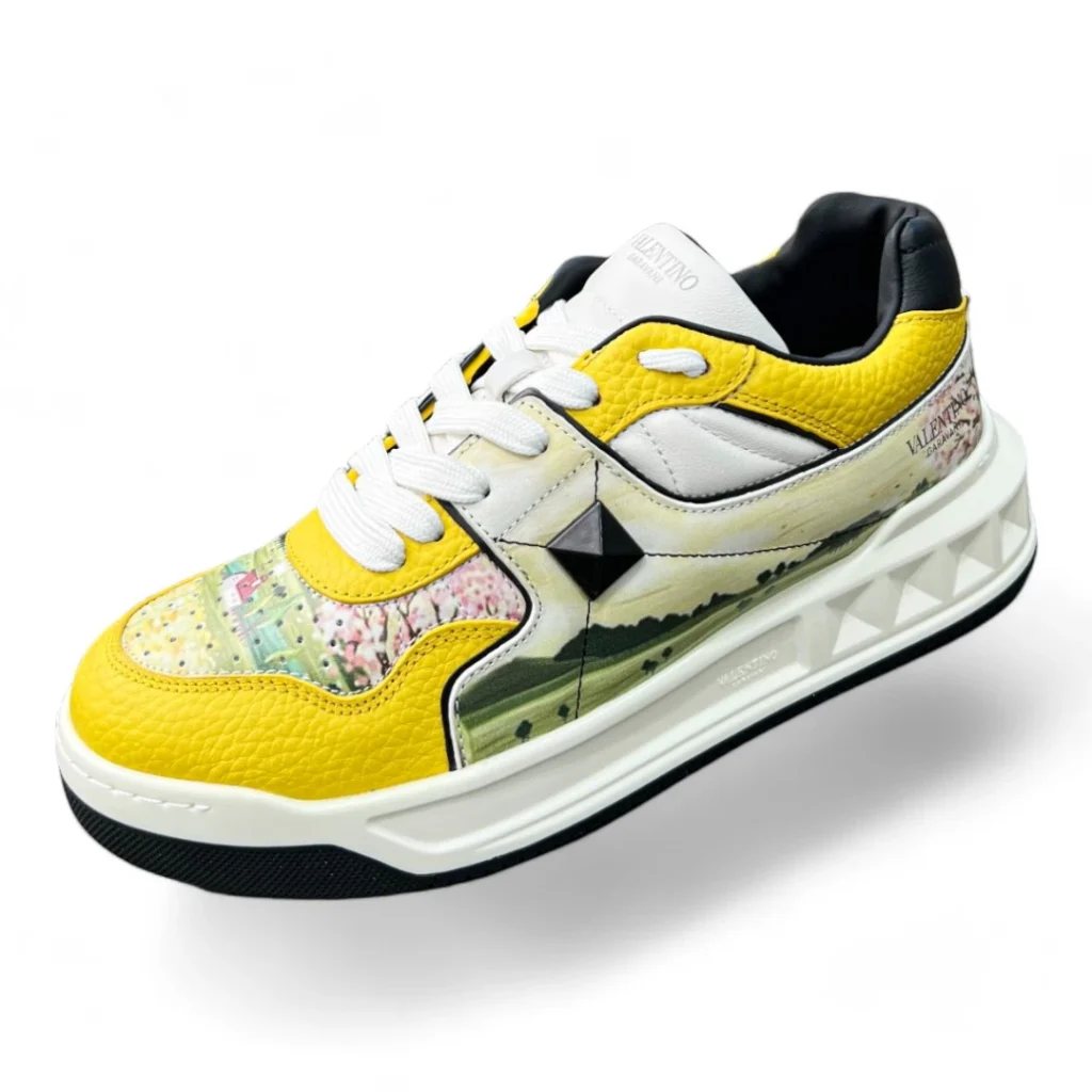 VALENTINO garavani one stud garden and yellow