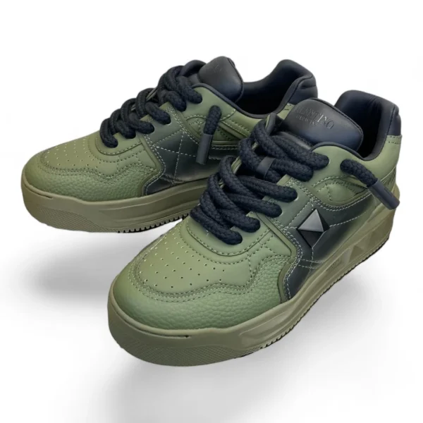 VALENTINO garavani open skate green and black