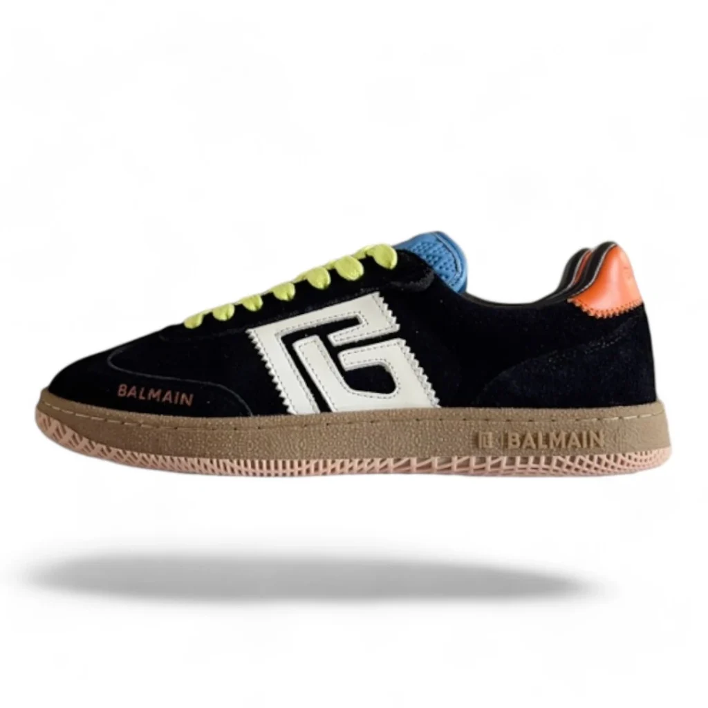 BALMAIN b-court black and orange