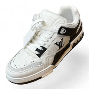 LOUIS VUITTON lv trainer white and black