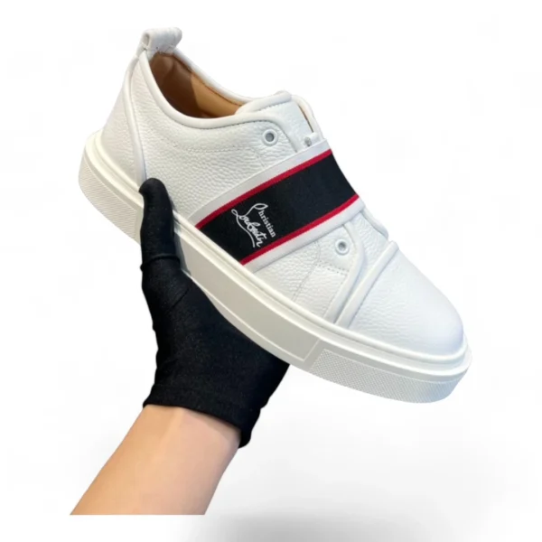 CHRISTIAN LOUBOUTIN mortimer flat 7 white