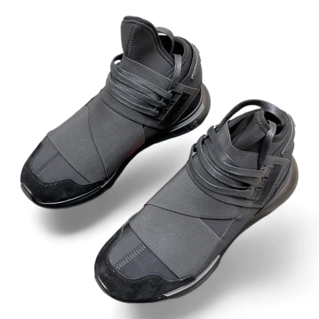 Y-3 qasa high triple black