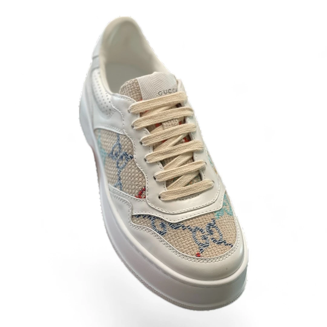 GUCCI tennis 1977 sneaker beige and white