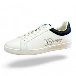 LOUIS VUITTON time out sneaker white and black