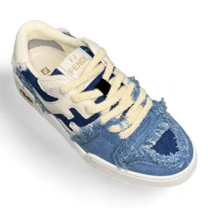 FENDI match canvas blue and white